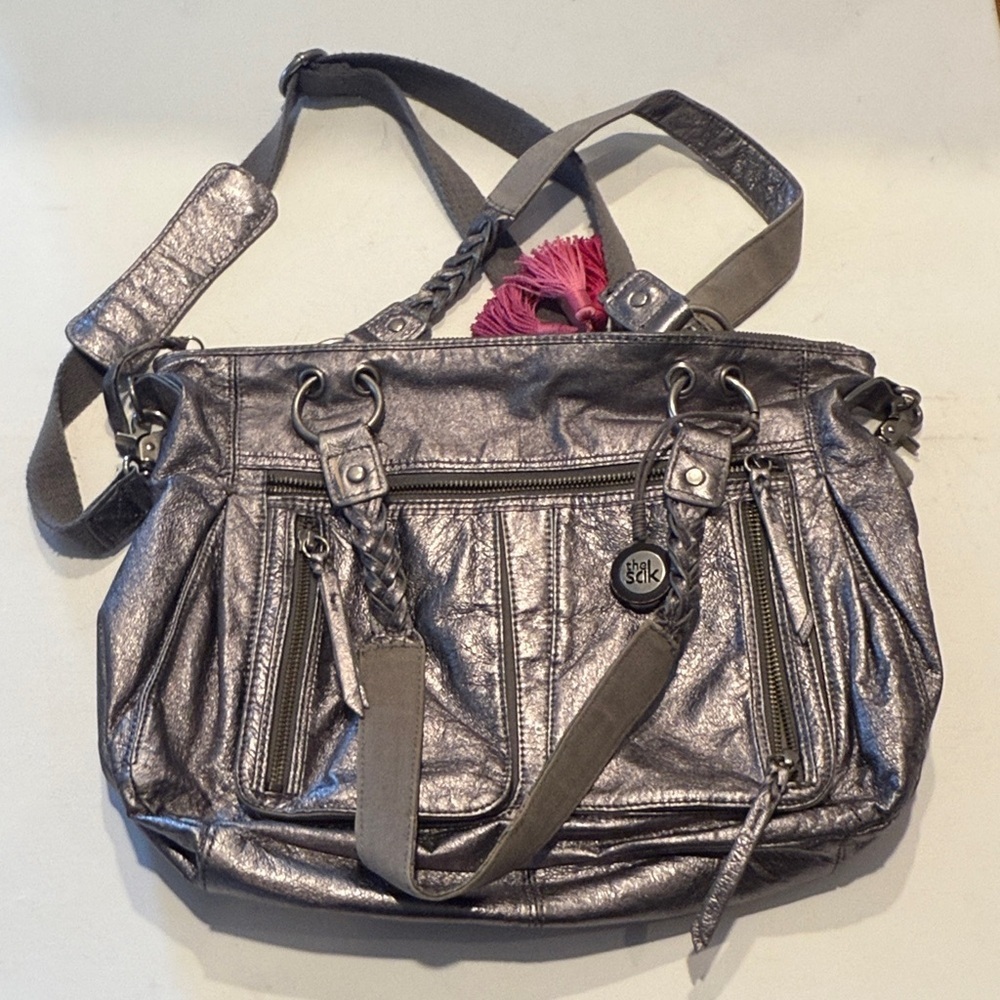 The Sak Metallic Shoulder Bag